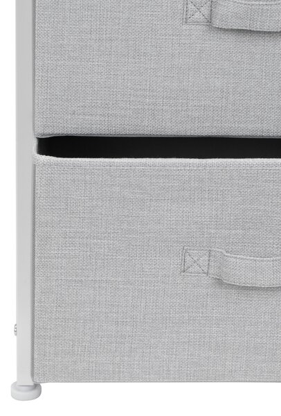 KOMODA, šedá, bílá, 45/71.5/30 cm PBJ - Široké komody, Online Only