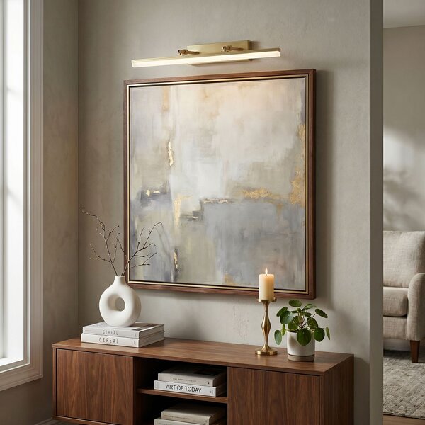 Toolight Rea, Koupelnové nástěnné LED svítidlo APP1876-1W 60cm BRUSH GOLD, OSW-66031