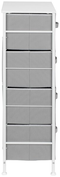 KOMODA, šedá, bílá, 45/92.5/30 cm PBJ - Široké komody, Online Only