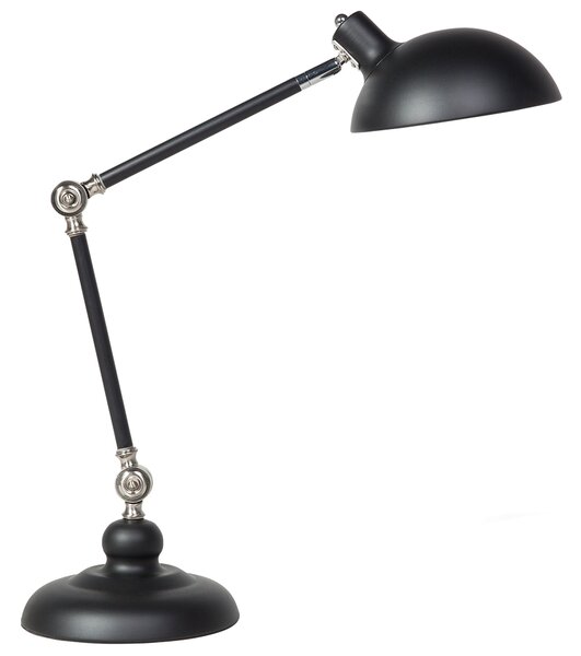 Stolní lampa MERAMEC Nastavitelná Kov Černá