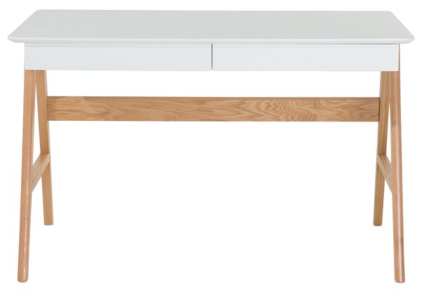 Pracovní stůl SHESLAY Bílá 120 cm 70 cm se zásuvkami