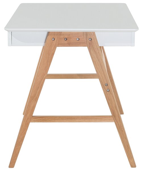 Pracovní stůl SHESLAY Bílá 120 cm 70 cm se zásuvkami