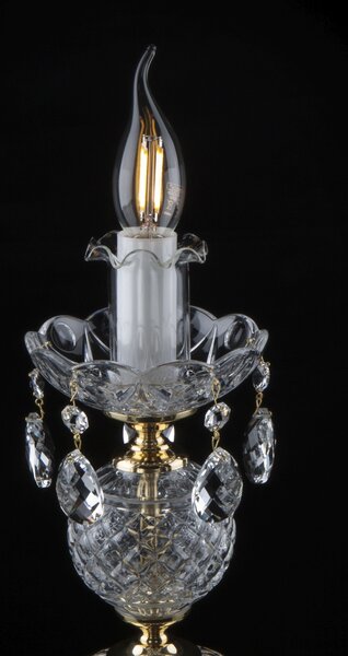 Stolní lampa ES100101PB, Varianta Zlatá