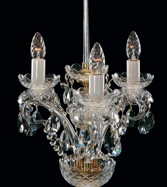 Křišťálová stolní lampa ES163342, Varianta Zlatá