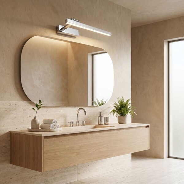 Toolight Rea, Koupelnové nástěnné LED svítidlo SWE028-1W 40cm CHROME, OSW-20127