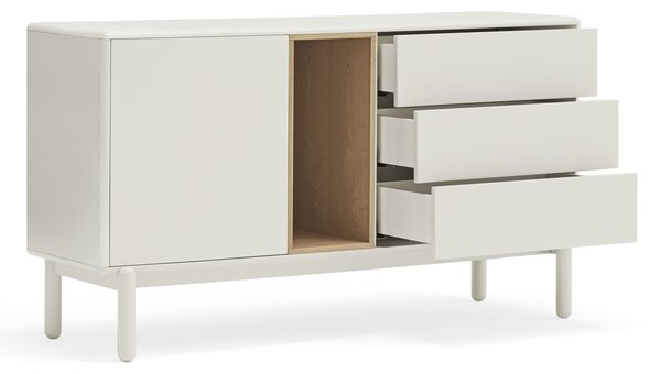 KOMODA CORVO KRÉMOVÁ 76 X 137 CM