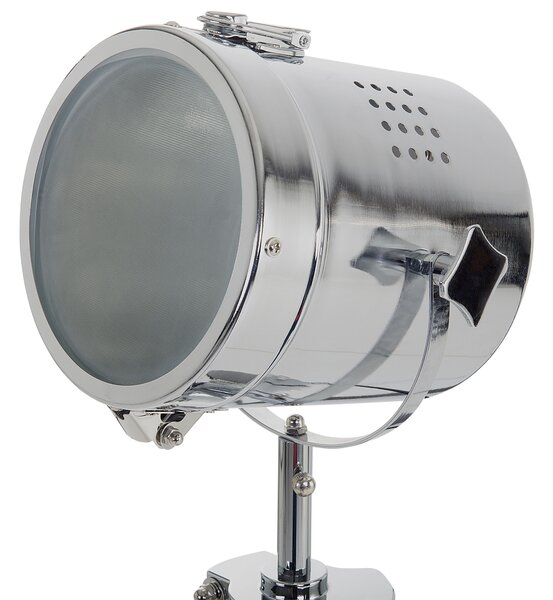Stojací lampa ALZETTE Borovicové dřevo Bílá