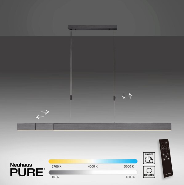 ZÁVĚSNÉ LED SVÍTIDLO, 120-200/5,5/110-200 cm - Závěsná světla