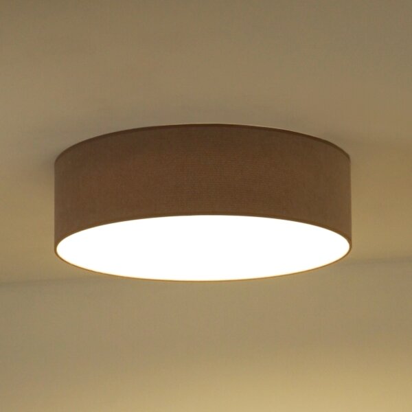Duolla - LED Stropní svítidlo CORTINA LED/26W/230V pr. 45 cm 4000K hnědá