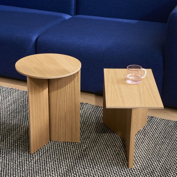 HAY Konferenční stolek Slit Wood, XL Black