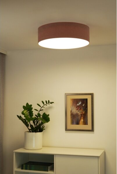 Duolla - LED Stropní svítidlo CORTINA LED/26W/230V pr. 45 cm 4000K růžová