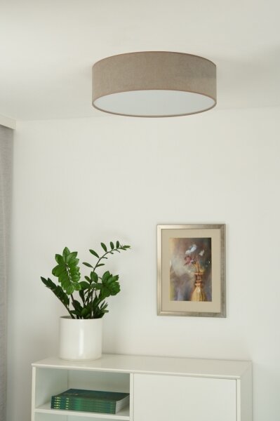 Duolla - LED Stropní svítidlo CORTINA LED/26W/230V pr. 30 cm 4000K hnědá