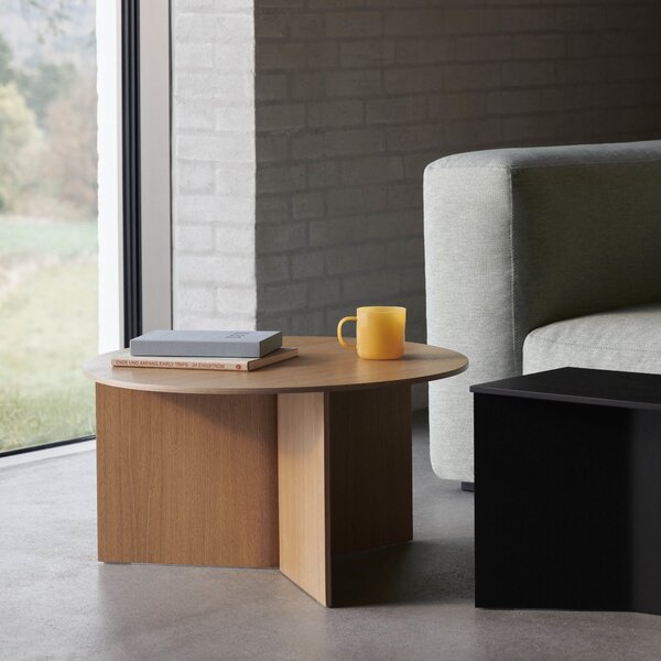 HAY Konferenční stolek Slit Wood, XL Black