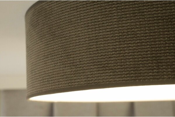 Duolla - LED Stropní svítidlo CORTINA LED/26W/230V pr. 45 cm 4000K hnědá