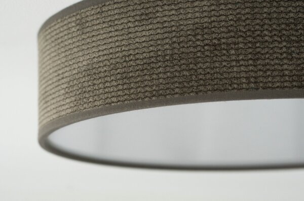 Duolla - LED Stropní svítidlo CORTINA LED/26W/230V pr. 30 cm 4000K hnědá