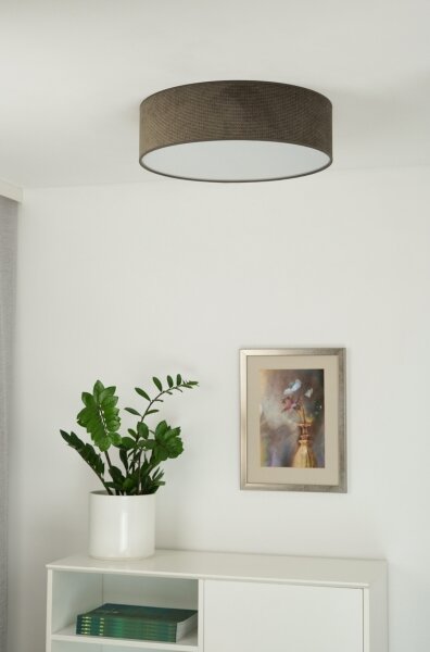 Duolla - LED Stropní svítidlo CORTINA LED/26W/230V pr. 45 cm 4000K hnědá