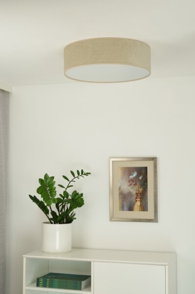 Duolla - LED Stropní svítidlo CORTINA LED/26W/230V pr. 30 cm 4000K béžová