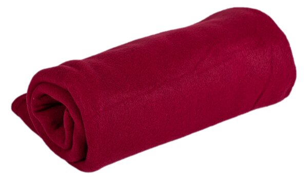 Deka Fleece bordó 150x200cm
