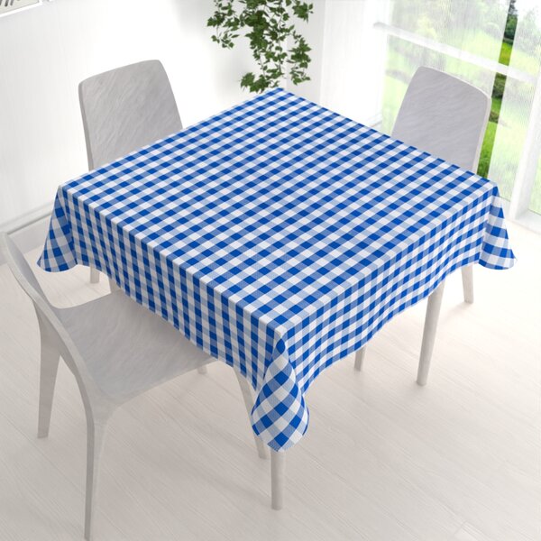 Biante Teflonový čtvercový ubrus TF-070 Modro-bílá kostka 40x40 cm