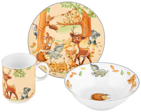 SADA DĚTSKÉHO NÁDOBÍ porcelán keramika Ritzenhoff Breker - Kolekce nádobí