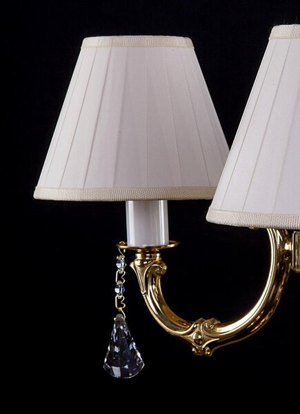 Stolní lampa mosazná S324CE, Varianta Zlatá