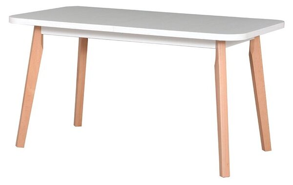 Rozkládací stůl Harry 80 x 140/180 VI, Barva dřeva: bílá-L, Barvy nožiček: Bíla 5902928680164