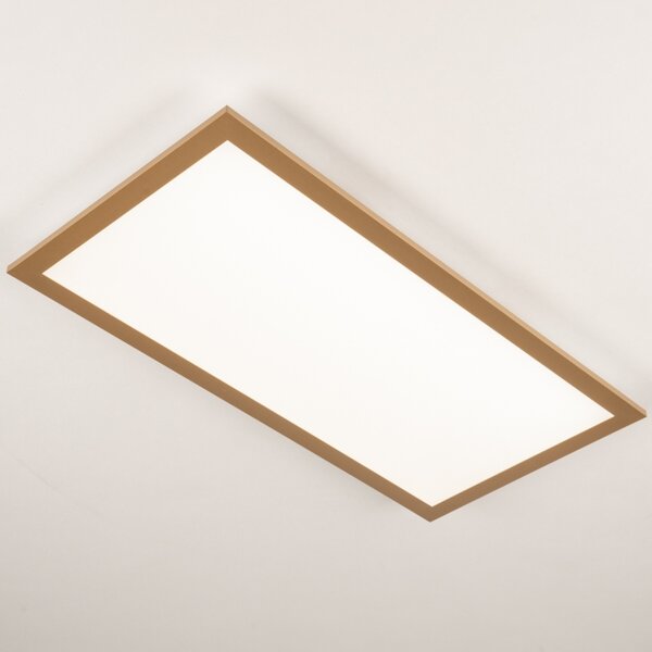 Stropní stmívatelný LED panel s dálkovým ovládáním Montreal Gold 60 (LMD)