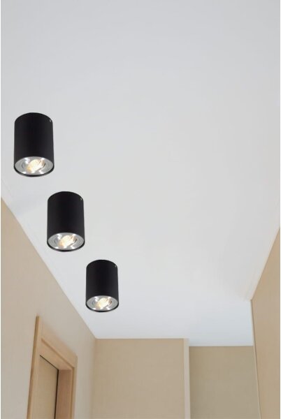 Bodové svítidlo TUBA 1xGU10/50W/230V černá