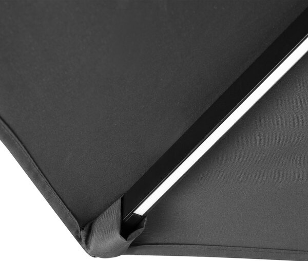 Deuba LED slunečník Mali Ø350 cm - antracit