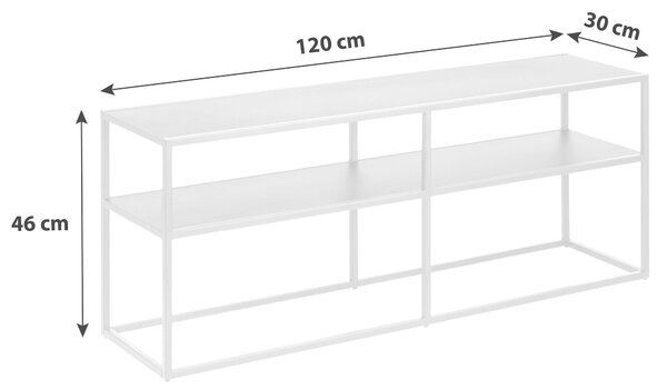 KOMODA POD TELEVIZI, černá, 120/46/30 cm MID.YOU - Online Only TV příslušenství, Online Only