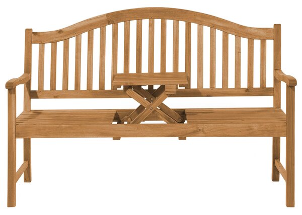 Zahradní lavice HILO 150 cm Akáciové dřevo Hnědá