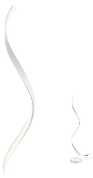 Redo 01-1797 - LED Stmívatelná stojací lampa TORSION LED/24W/230V bílá