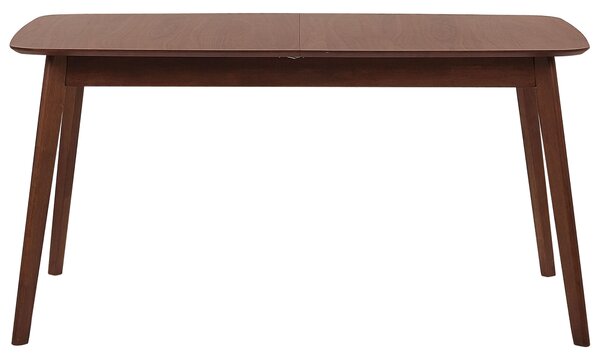 Rozkládací jídelní stůl MADOX Tmavý ořech 120/150 cm 75 cm