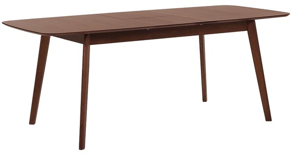 Rozkládací jídelní stůl MADOX Tmavý ořech 120/150 cm 75 cm