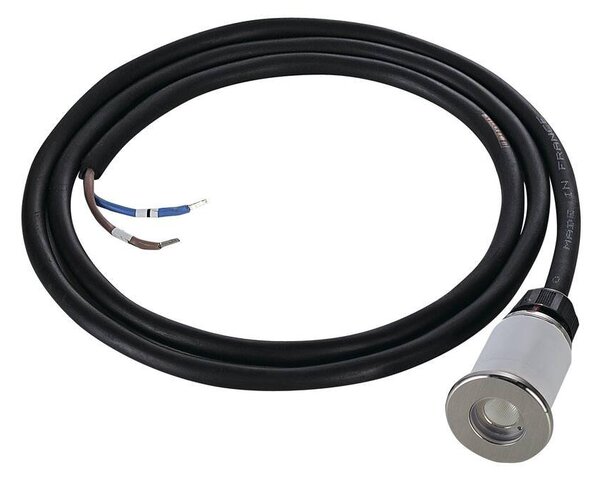 LA 233540 Zapuštěné podlahové svítidlo DASAR LED MINI, kruhové, nerezová ocel 316, 2 W, 3000K, 12–24 V, IP67 - BIG WHITE (SLV)