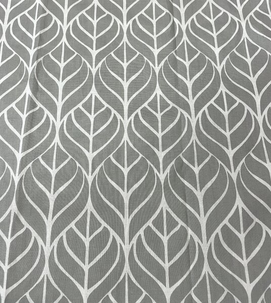 Povlečení bavlněné Leaf šedý 140x200cm+90x70cm