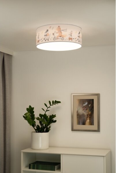 Duolla - LED Dětské stropní svítidlo CORTINA LED/26W/230V pr. 40 cm 4000K