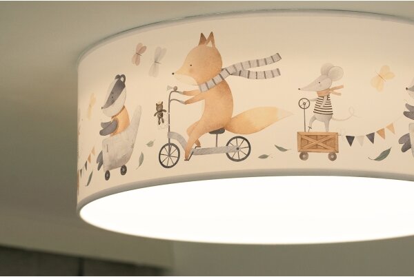Duolla - LED Dětské stropní svítidlo CORTINA LED/26W/230V pr. 40 cm 4000K