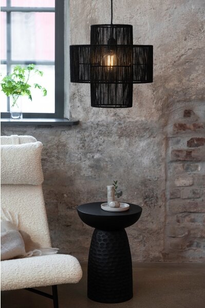 Markslöjd 108766 - Lustr na lanku SOGA 1xE27/40W/230V černá