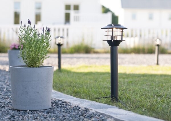 Markslöjd 107290 - LED Venkovní lampa GARDEN 24 LED/3W/24V 45 cm IP44 černá