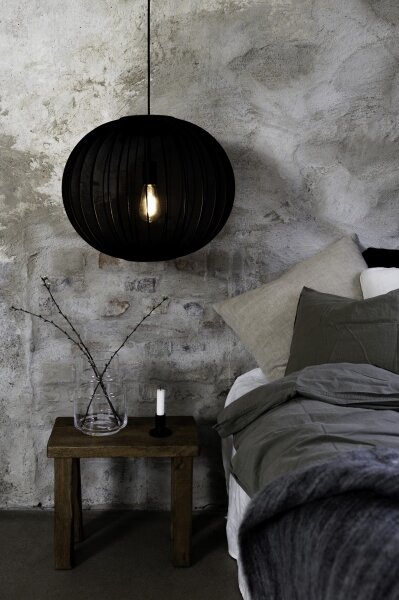 Markslöjd 108791 - Lustr na lanku FORENCE 1xE27/40W/230V pr. 50 cm černá