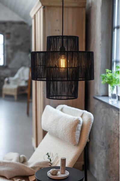 Markslöjd 108766 - Lustr na lanku SOGA 1xE27/40W/230V černá