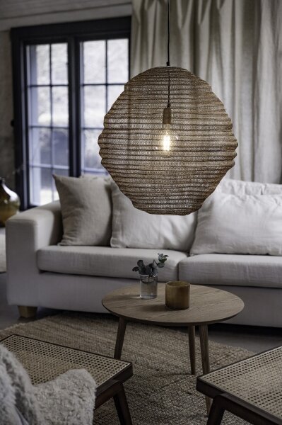 Markslöjd 108773 - Lustr na lanku TAZZA 1xE27/40W/230V zlatá