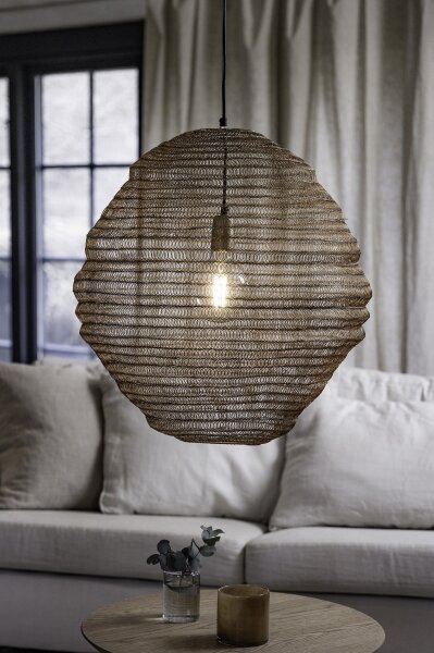 Markslöjd 108773 - Lustr na lanku TAZZA 1xE27/40W/230V zlatá