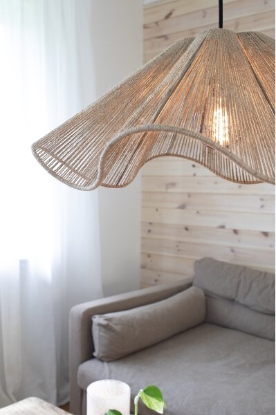 Markslöjd 108681 - Lustr na lanku NAMI 1xE27/40W/230V hnědá