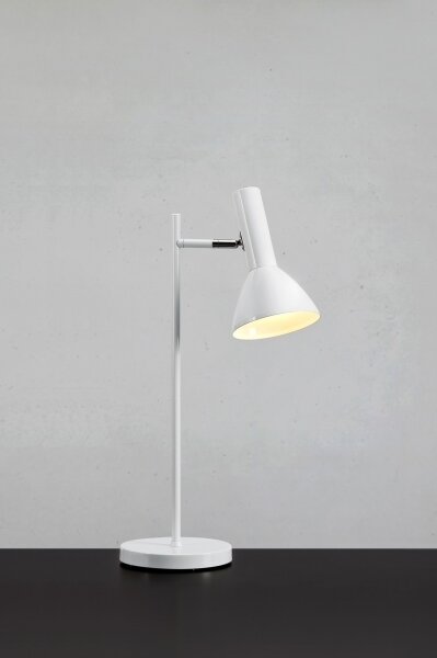 Markslöjd 108688 - Stolní lampa METRO 1xE27/40W/230V bílá