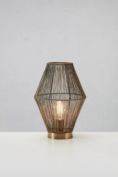 Markslöjd 108665 - Stolní lampa CASA 1xE27/40W/230V mosaz