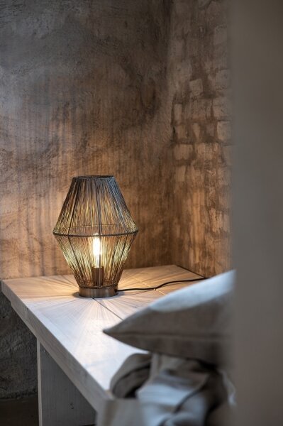 Markslöjd 108665 - Stolní lampa CASA 1xE27/40W/230V mosaz