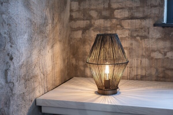 Markslöjd 108665 - Stolní lampa CASA 1xE27/40W/230V mosaz