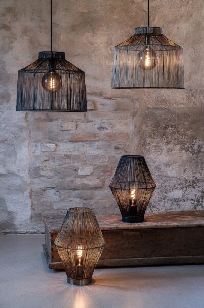 Markslöjd 108666 - Stolní lampa CASA 1xE27/40W/230V černá